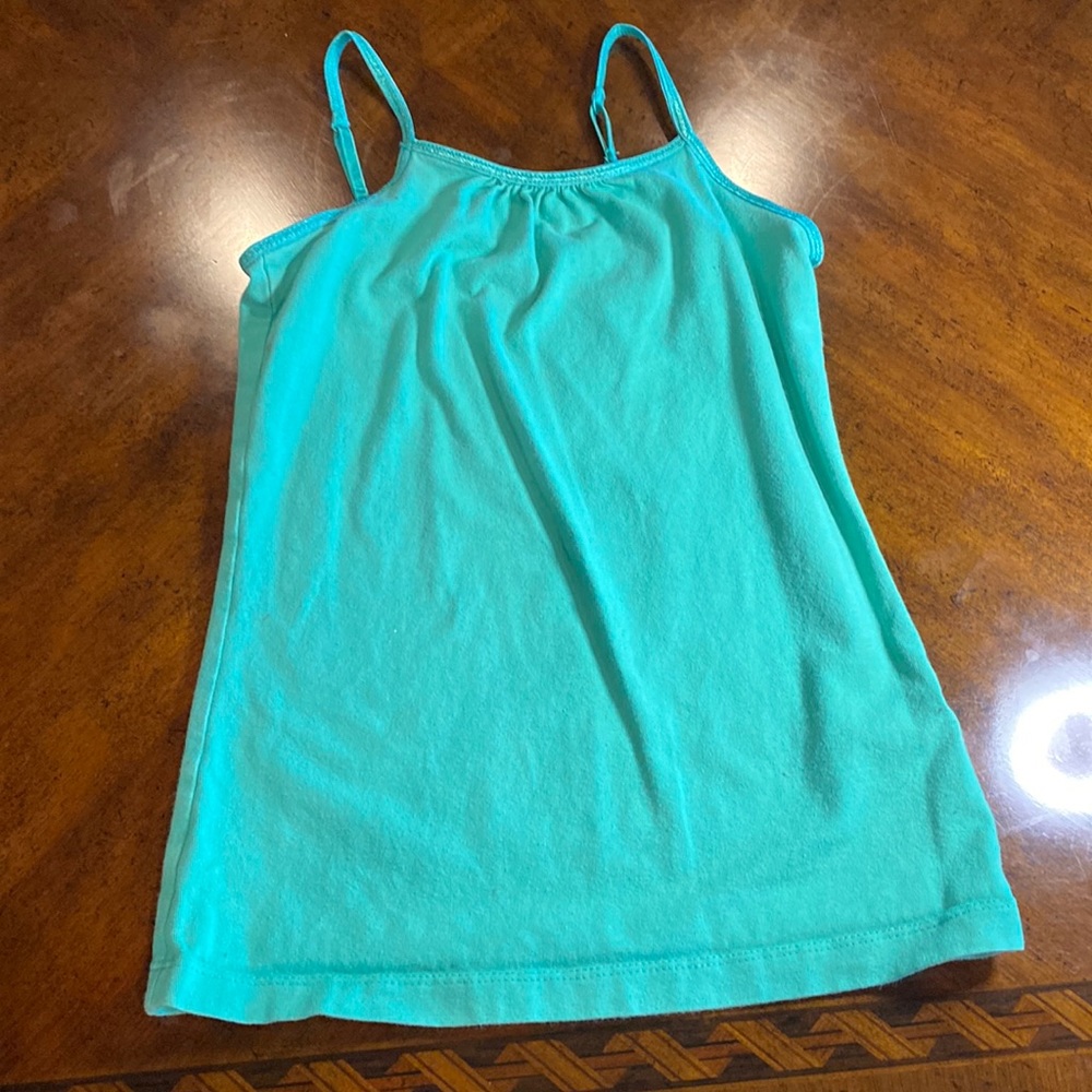 Green tank top